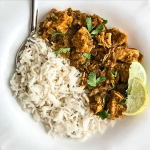 Bagara Rice with Chicken